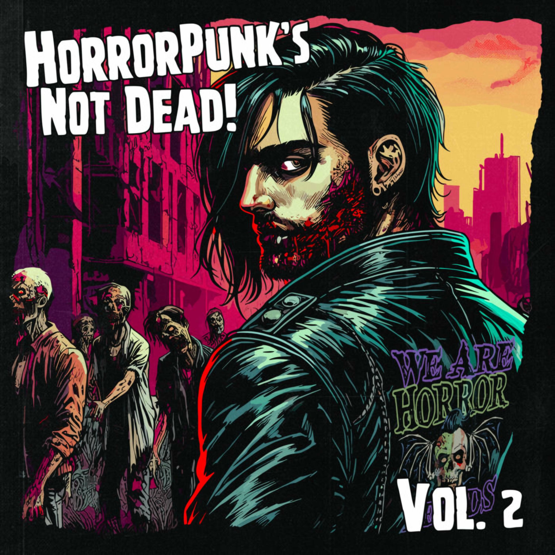 Album cover of Horrorpunk's Not Dead!, Vol. 2