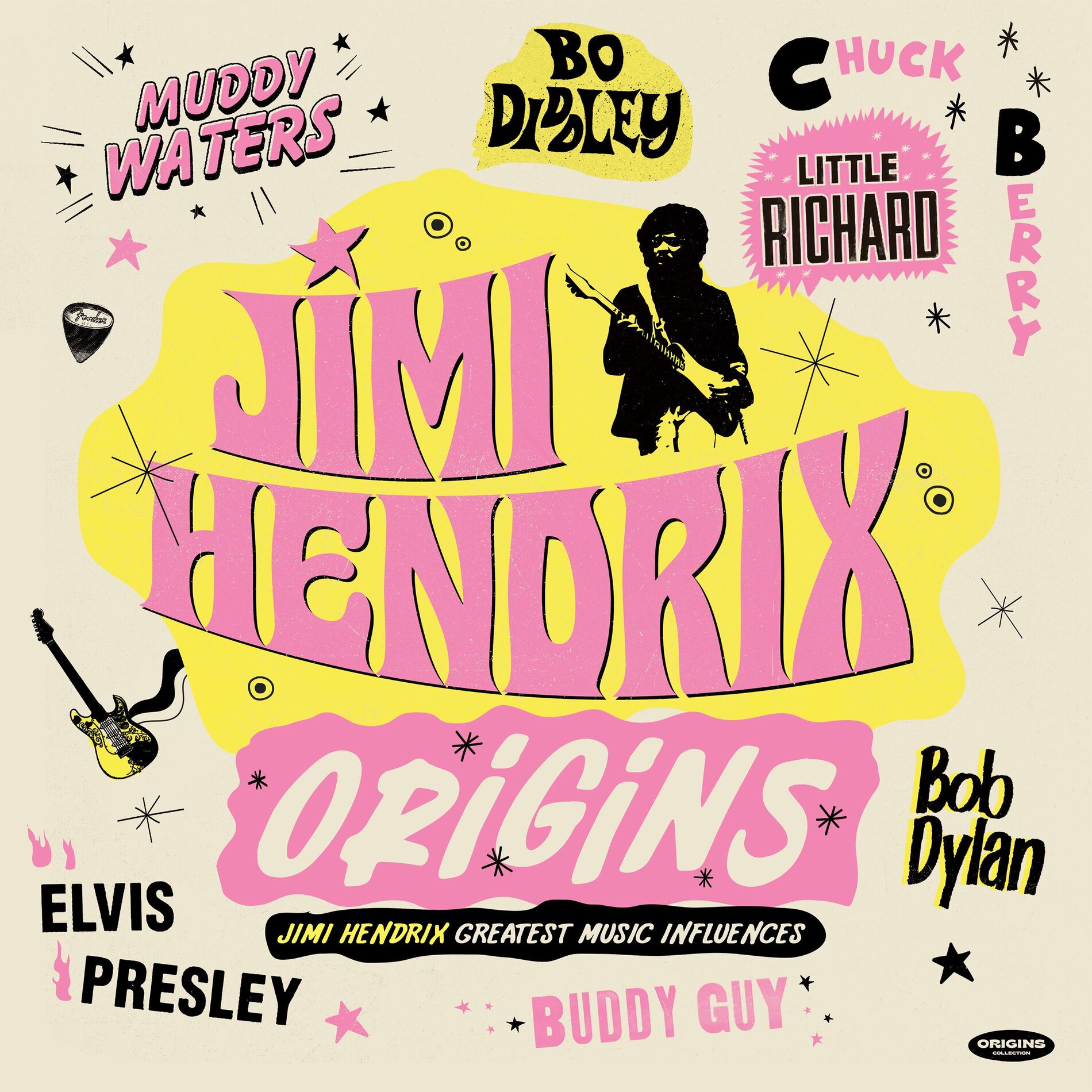 Album cover of Jimi Hendrix Origins : Jimi Hendrix's Greatest Music Influences