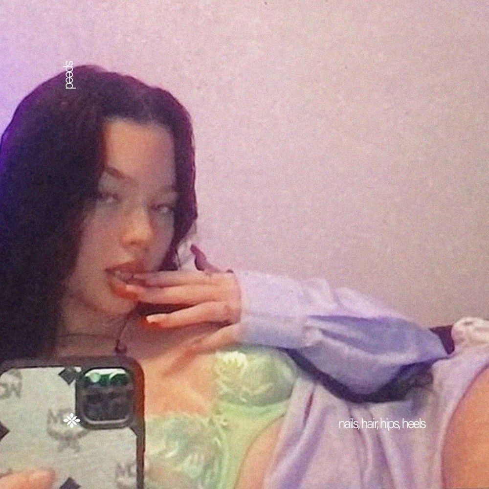 Album artwork for nails, hair, hips, heels - sped up + reverb by Pearl