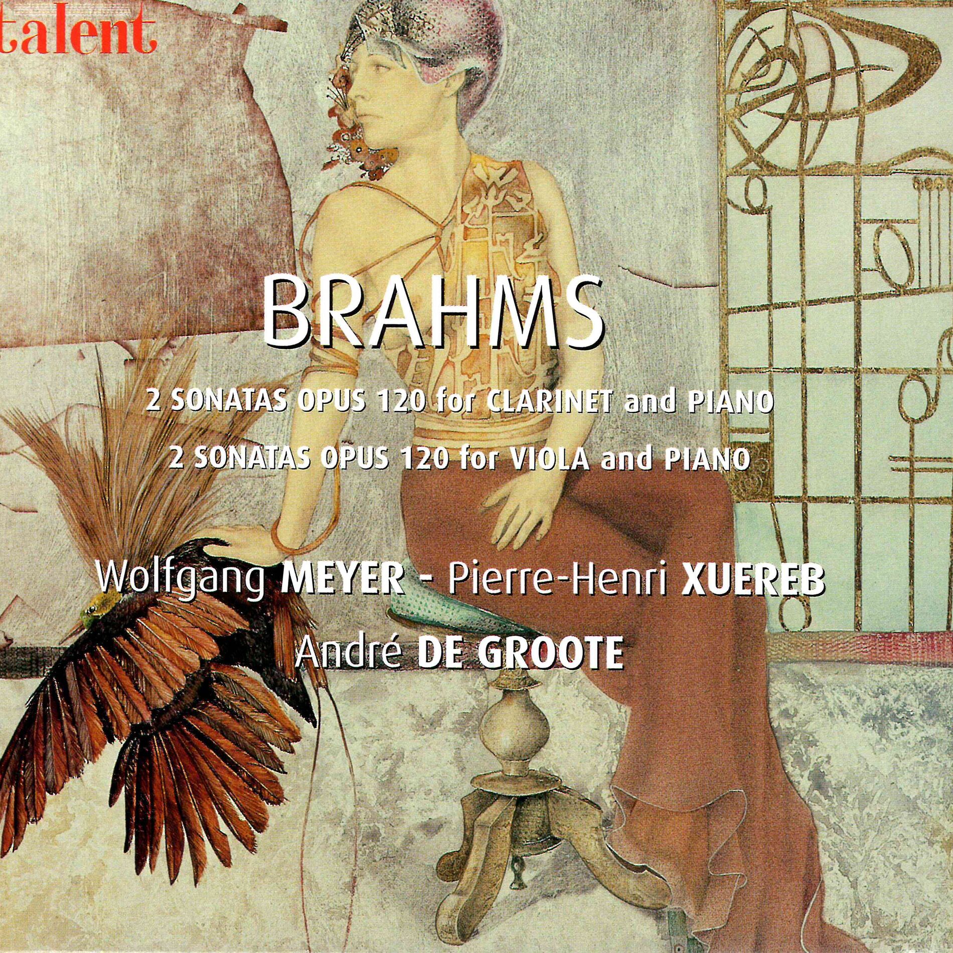 Album cover of Brahms: Sonatas Op. 120 for Clarinet, Viola and Piano