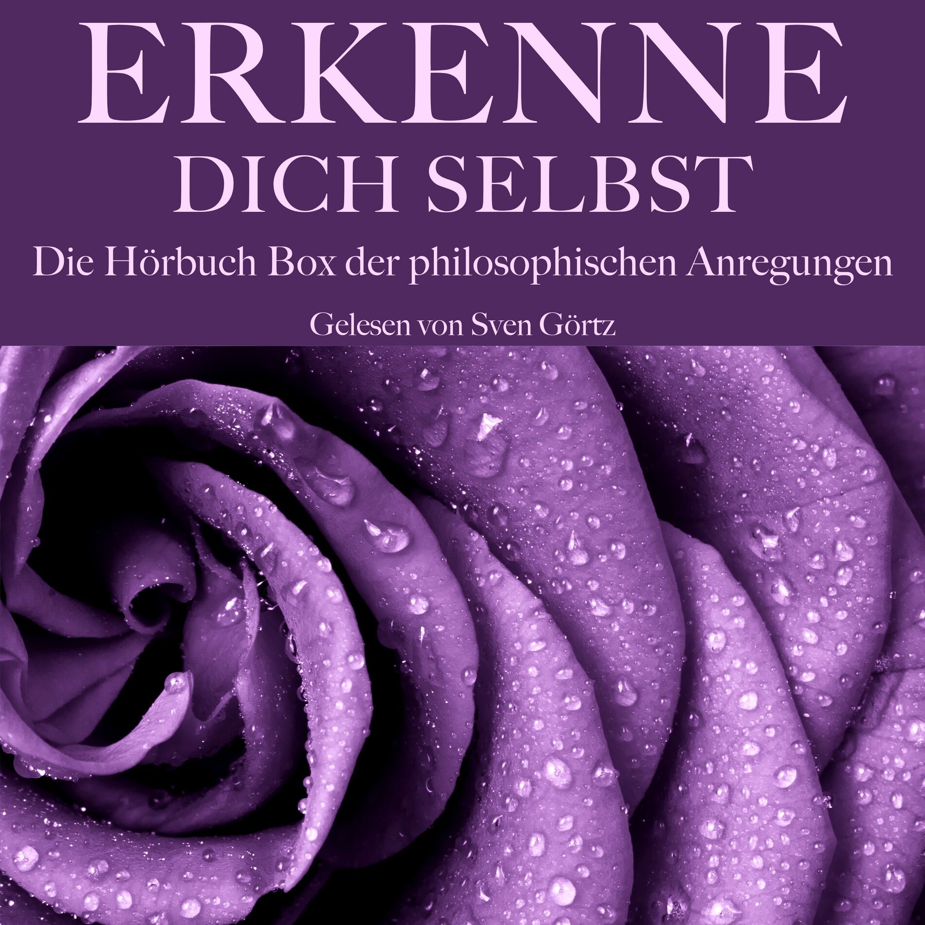 Album cover of Erkenne Dich selbst: Die große Hörbuch Box der philosophischen Anregungen (Kant, Montaigne, Seneca, Nietzsche, Konfuzius)