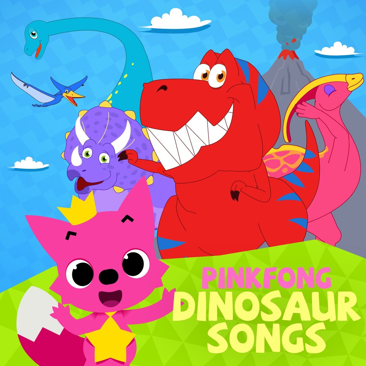 Album cover of Pinkfong Dinosaur Songs