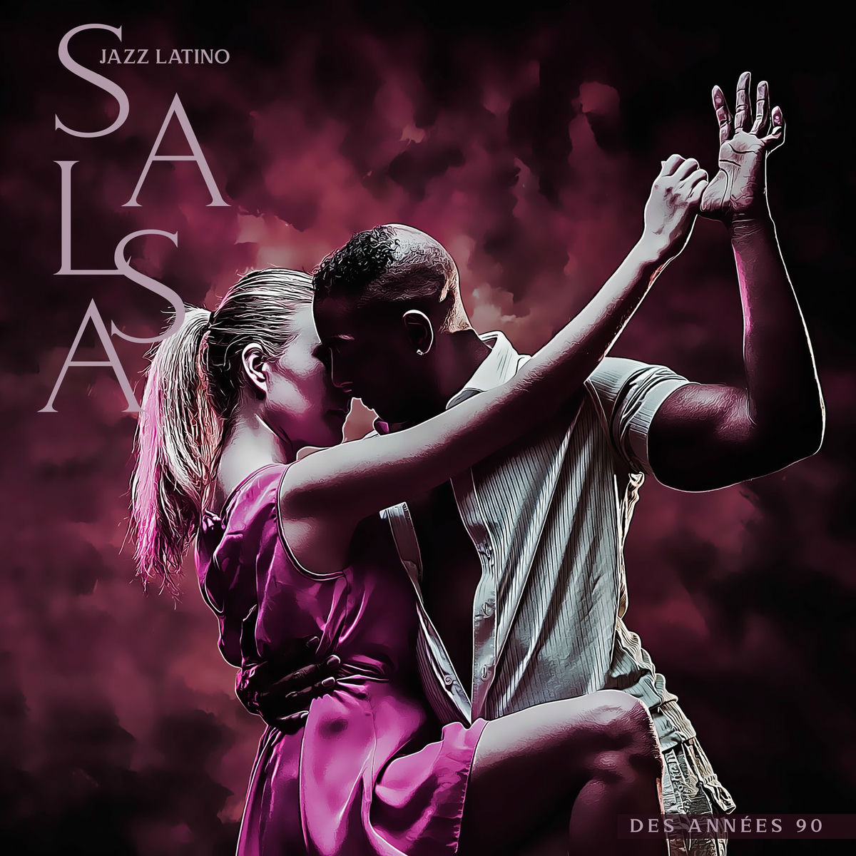 Album cover of Salsa jazz latino des années 90: Frissons boléros, Jazz de danse d'été pour cocktail
