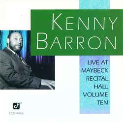 Cover of Live At Maybeck Recital Hall, Volume 10