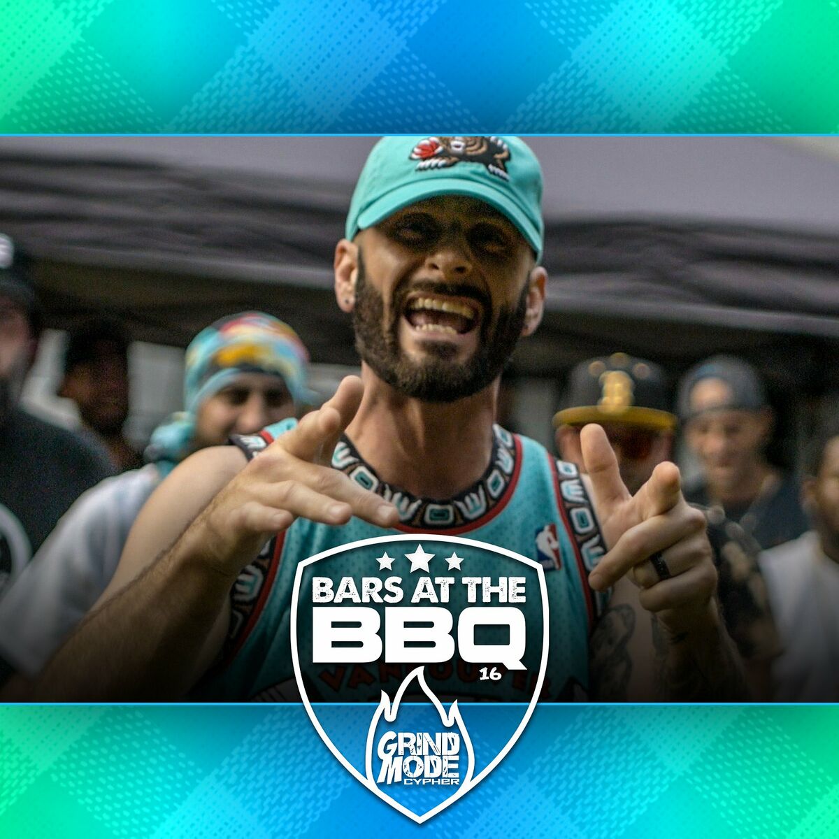 Album cover of Grind Mode Cypher Bars at the Bbq 16