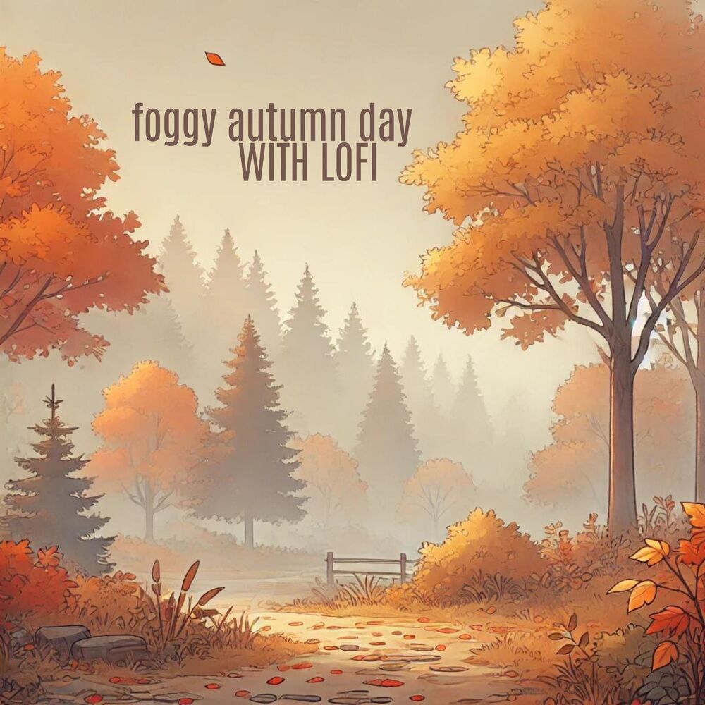 Picture of foggy autumn day with lofi
