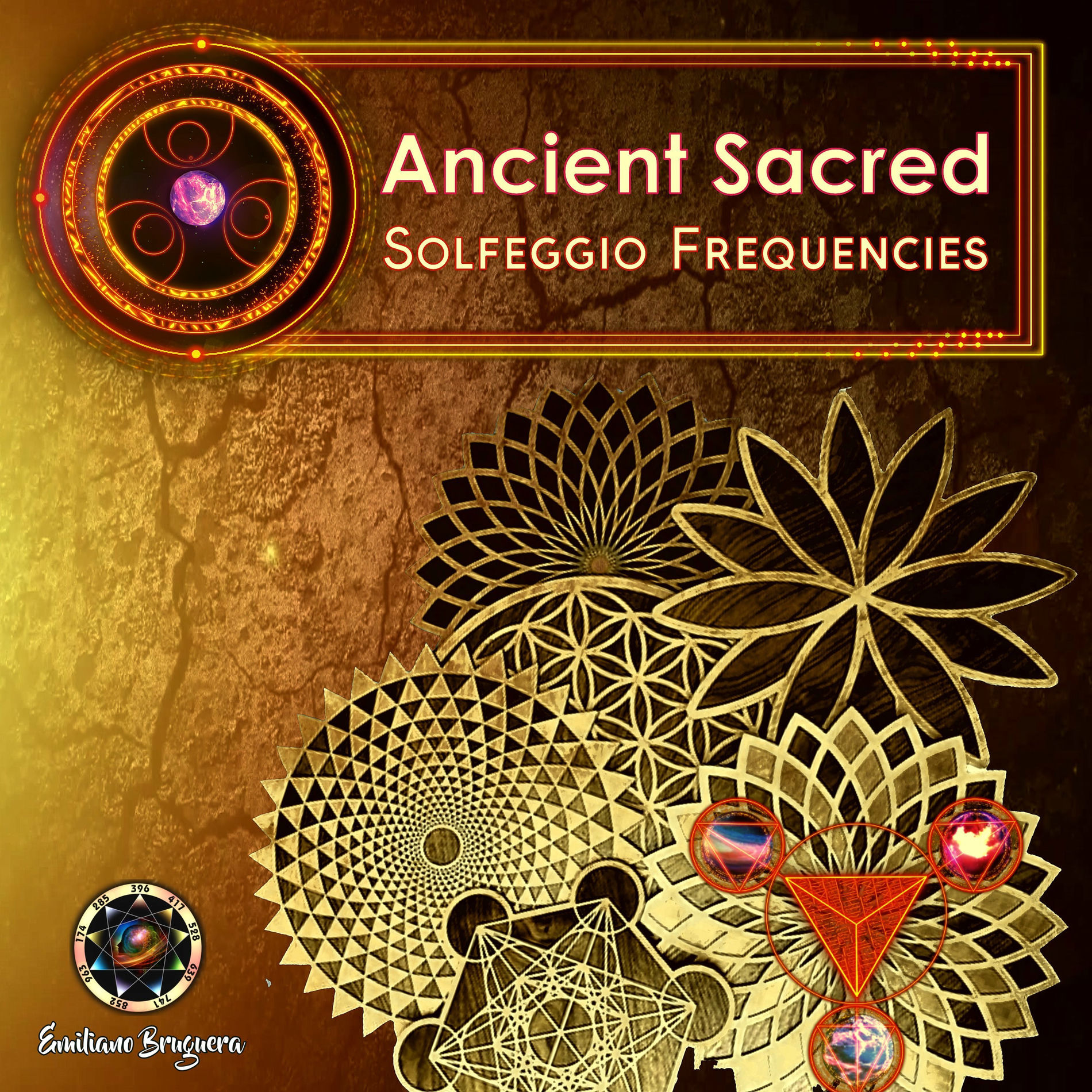 Album cover of 174Hz + 348Hz Solfeggio Frequencies