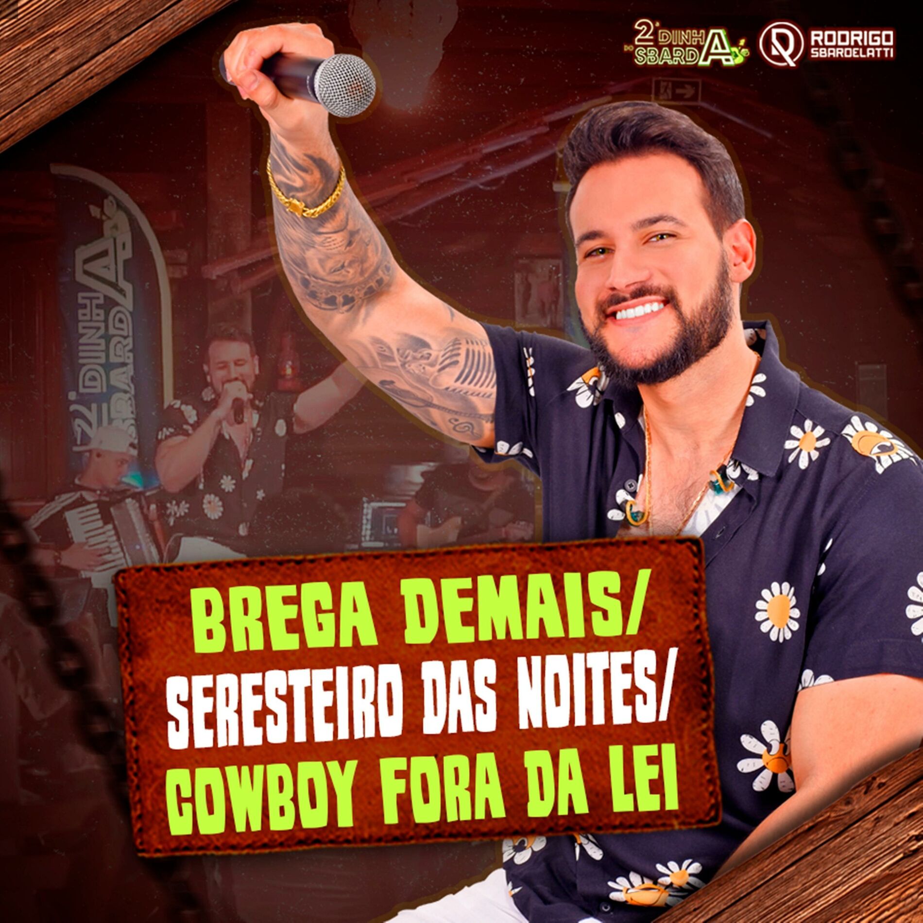 Album cover of Brega Demais - Seresteiro das Noites - Cowboy Fora da Lei