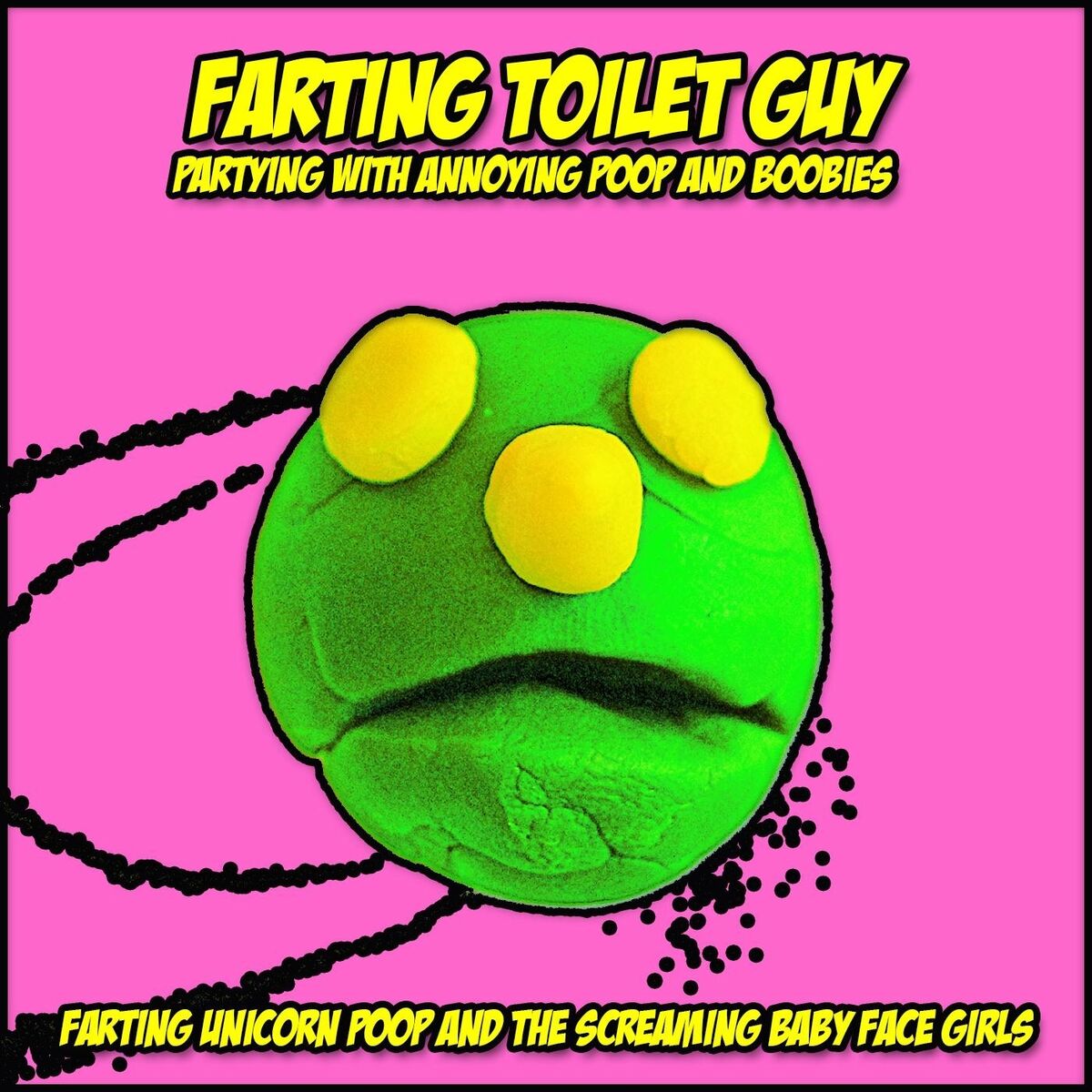 Farting Toilet Guy Partying with Annoying Poop and Boobies  