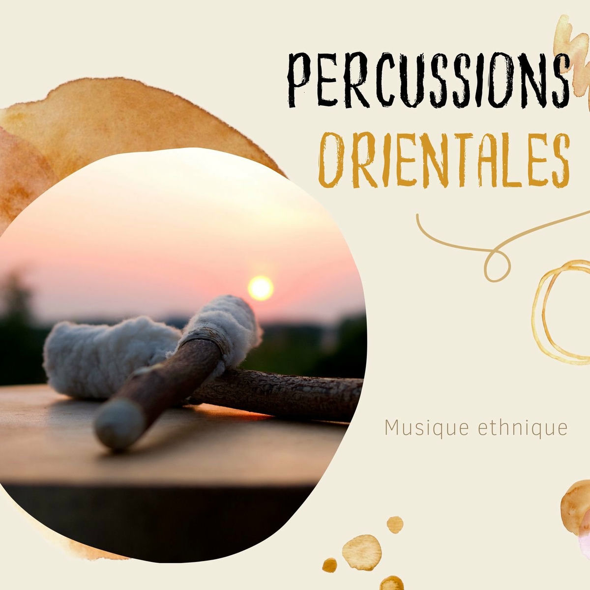 Album cover of Percussions orientales: Musique ethnique, rythme indien avec percussions traditionnelles