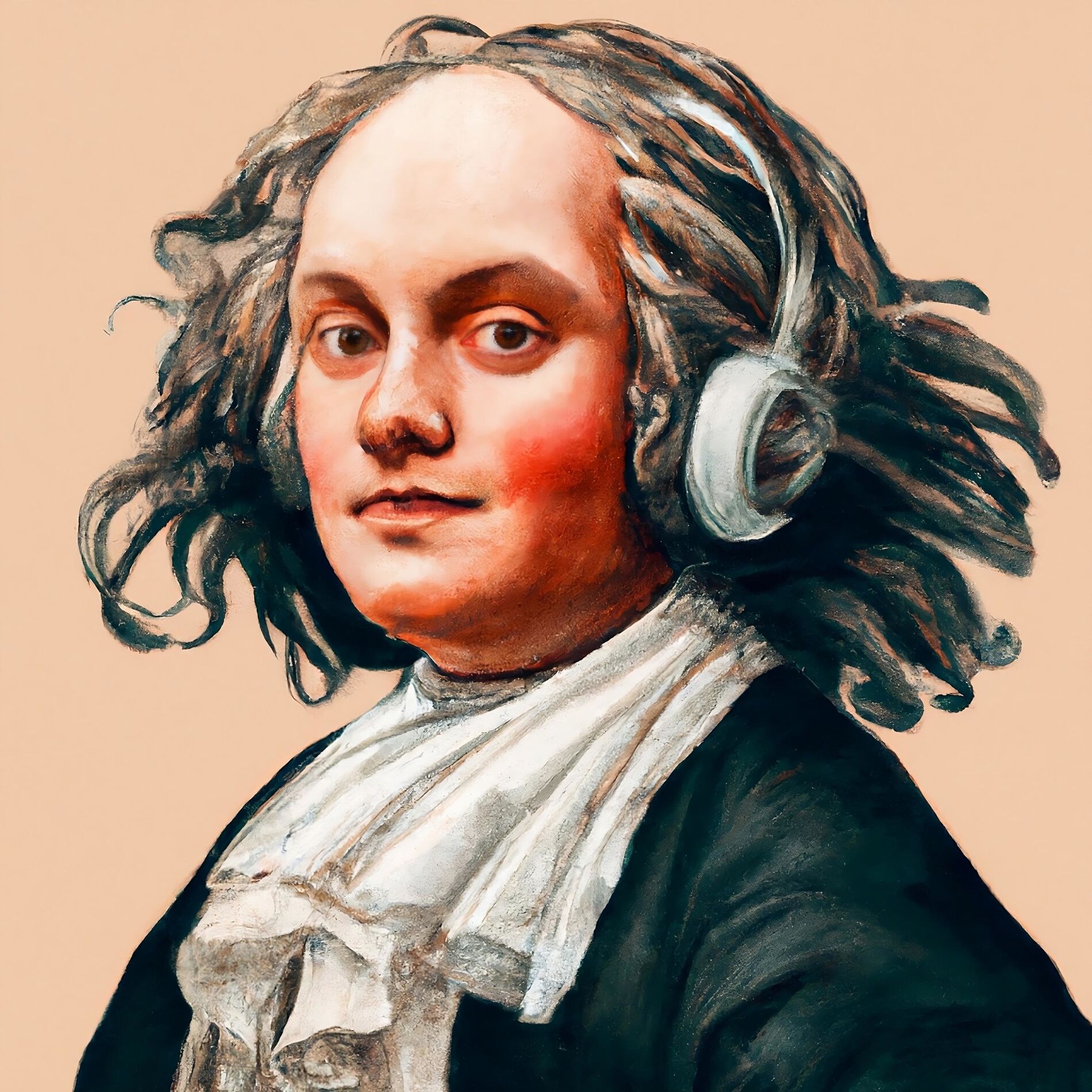 Album cover of classical music but it's lofi 8 (Bach)