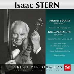 Cover of Brahms & Mendelssohn: Violin Concertos (Live)