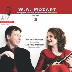 Cover of Mozart: Complete Sonatas for Keyboard and Violin, Volume 3