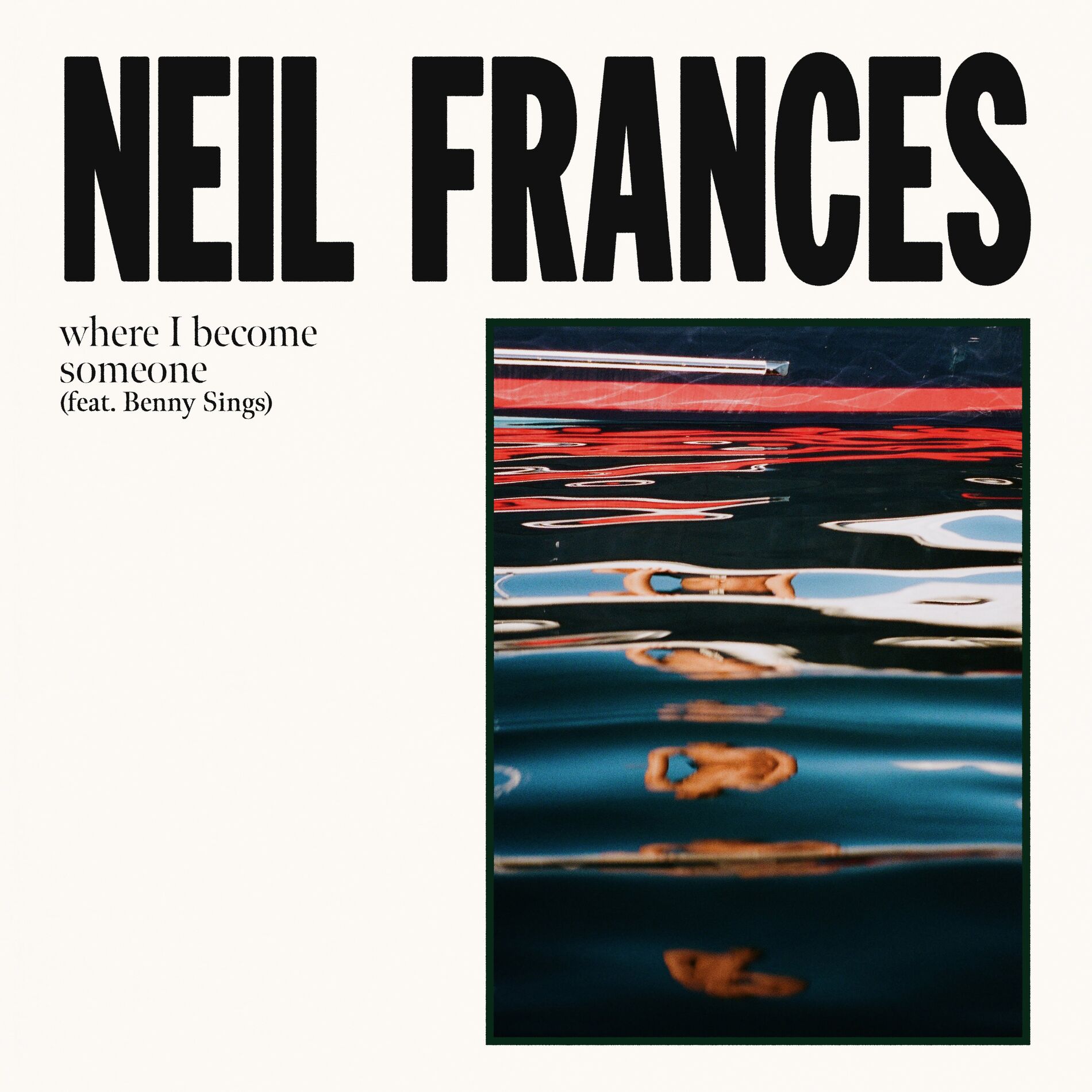 Album cover of where I become someone