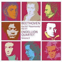 Cover of Beethoven: String Quartets Op. 59 No. 1 "Razumovsky" & Op. 127