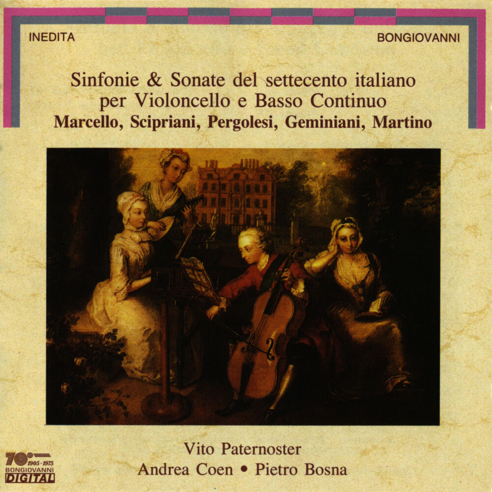 Picture of Sinfonie and Sonate del settecento italiano per Violoncello e Basso Continuo