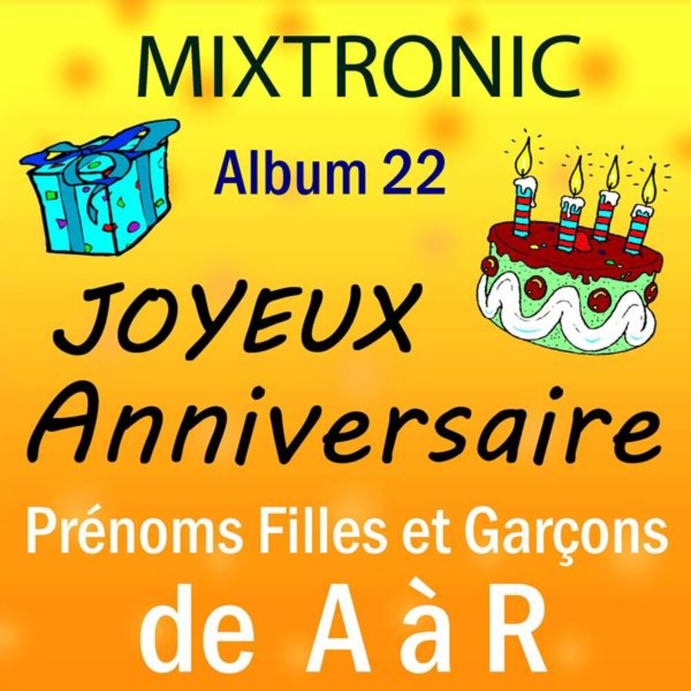 Picture of Joyeux anniversaire prénoms de A à R album 22
