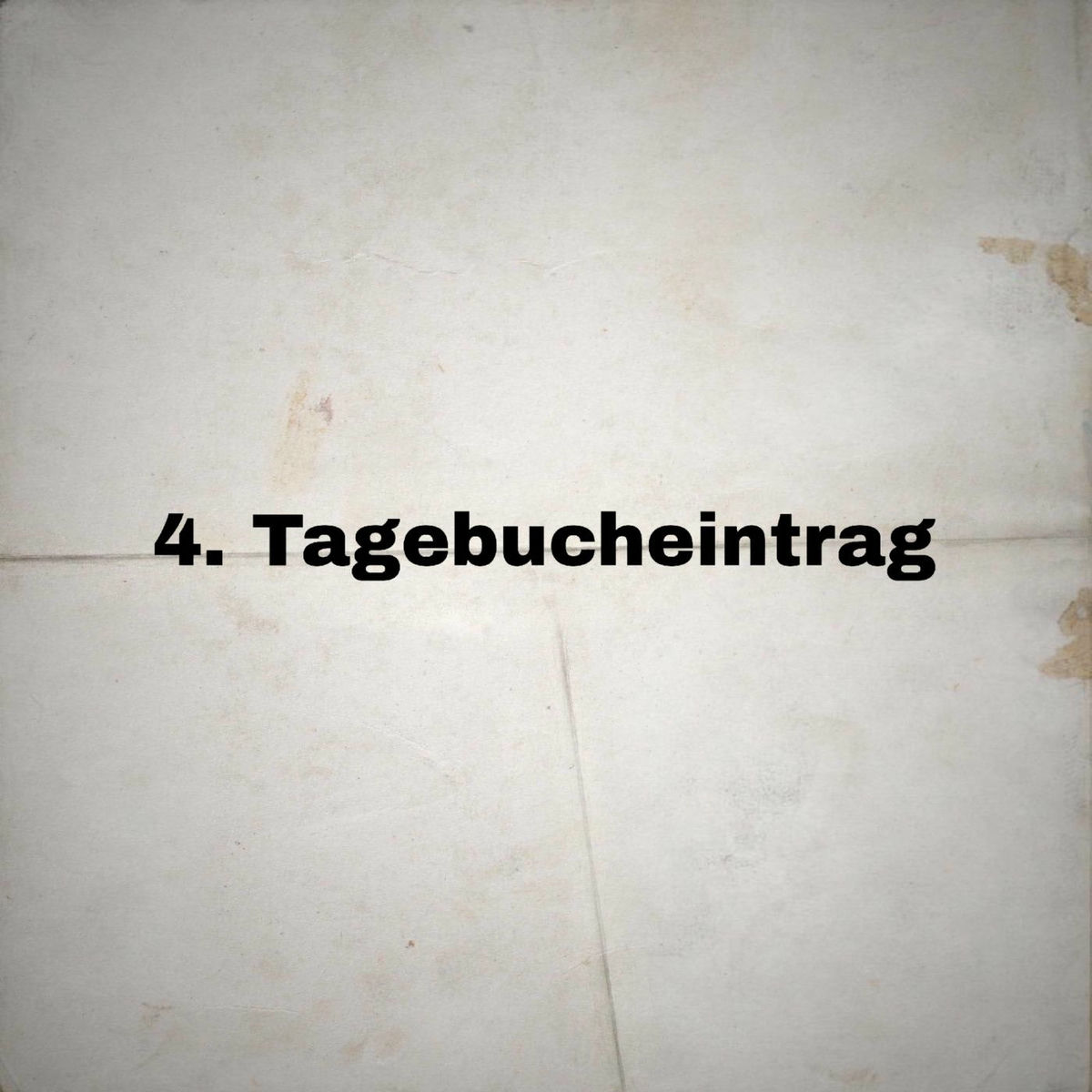 Album cover of 4. Tagebucheintrag