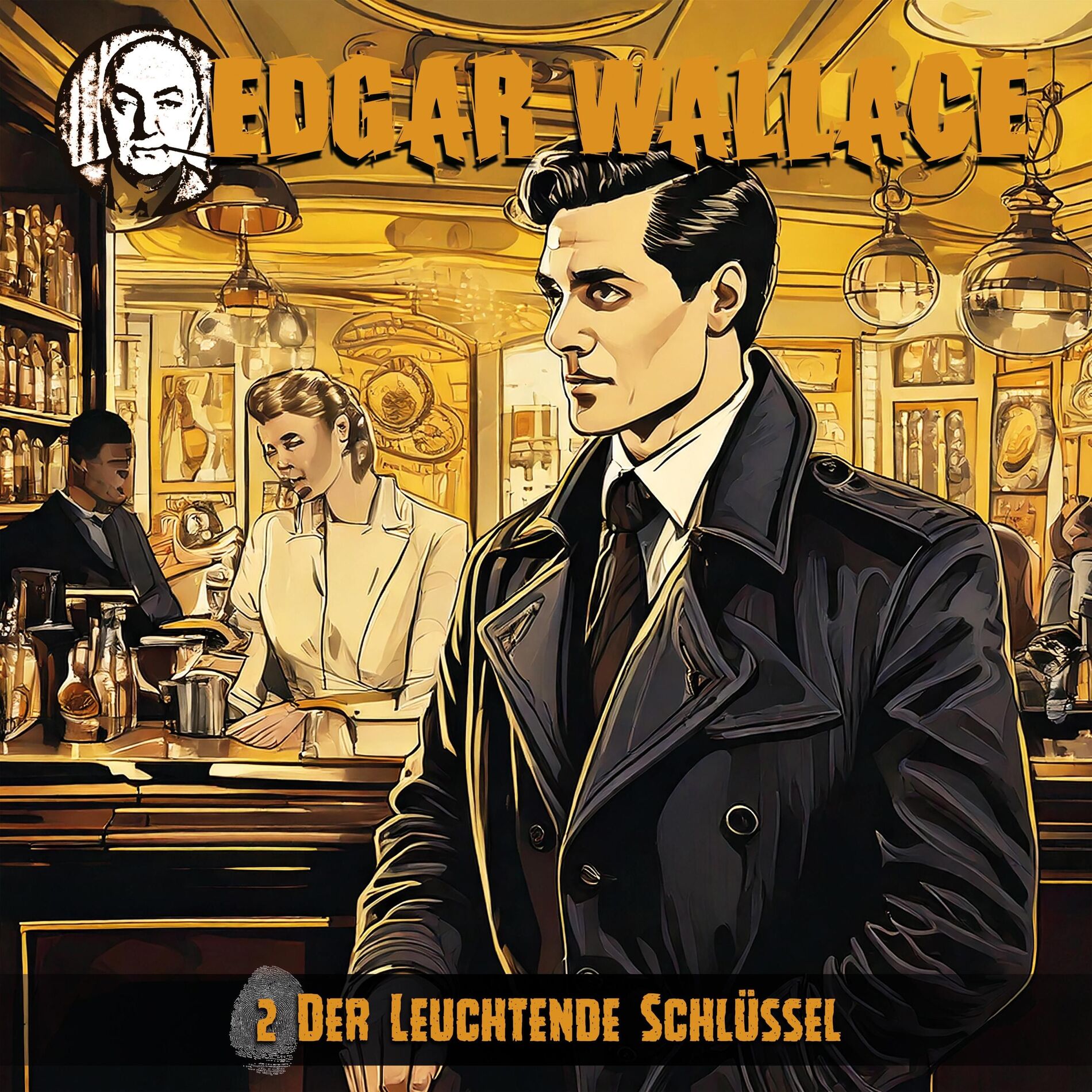 Album cover of Der leuchtende Schlüssel - Teil 2: Ein Mann auf der Flucht