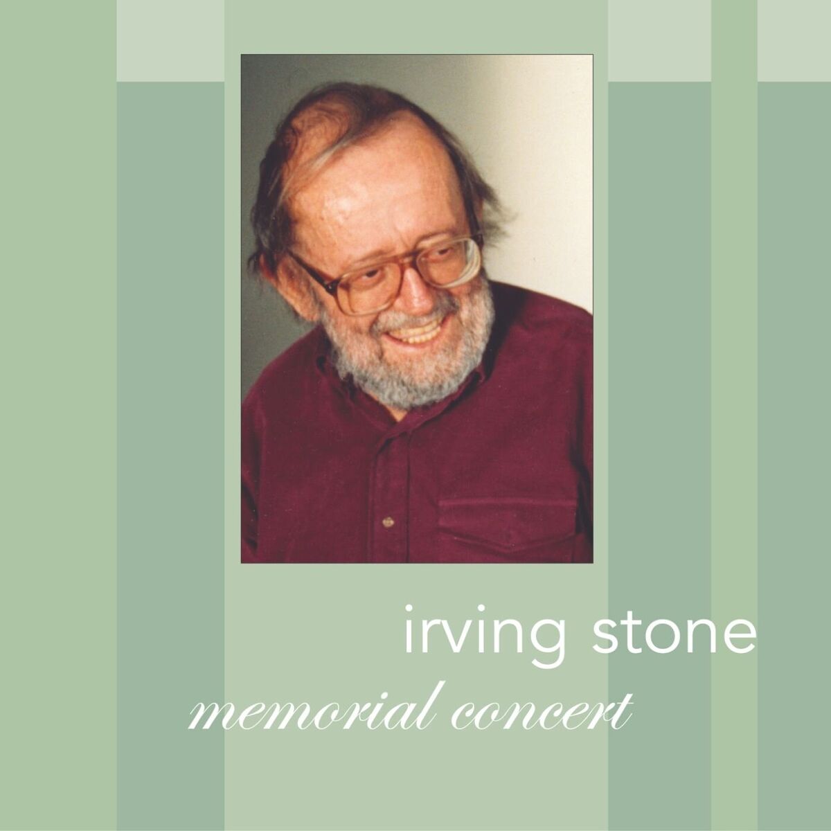 Album cover of Irving Stone Memorial Concert