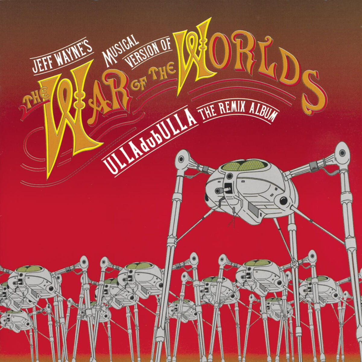 Album cover of Jeff Wayne's Musical Version of The War of the Worlds: ULLAdubULLA - The Remix Album