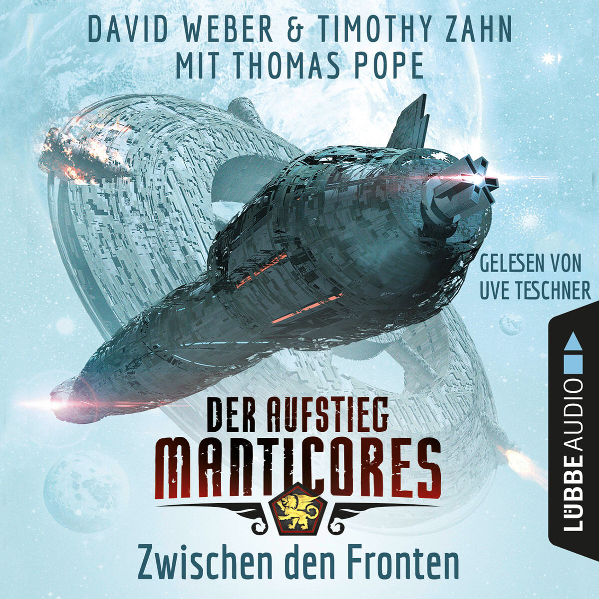 Album cover of Zwischen den Fronten - Der Aufstieg Manticores - Manticore-Reihe 2 (Ungekürzt)