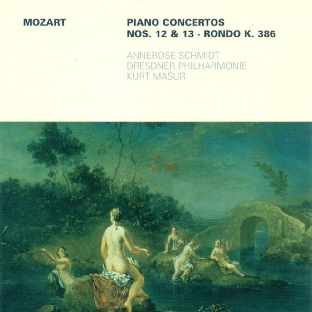 Picture of MOZART, W.A.: Piano Concertos Nos. 12 and 13 / Rondo, K. 386 (Schmidt, Dresden Philharmonic, Masur)