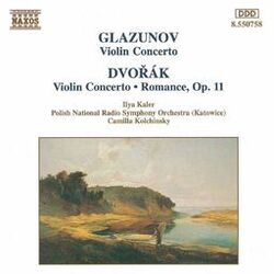 Cover of Glazunov / Dvorak: Violin Concertos in A Minor