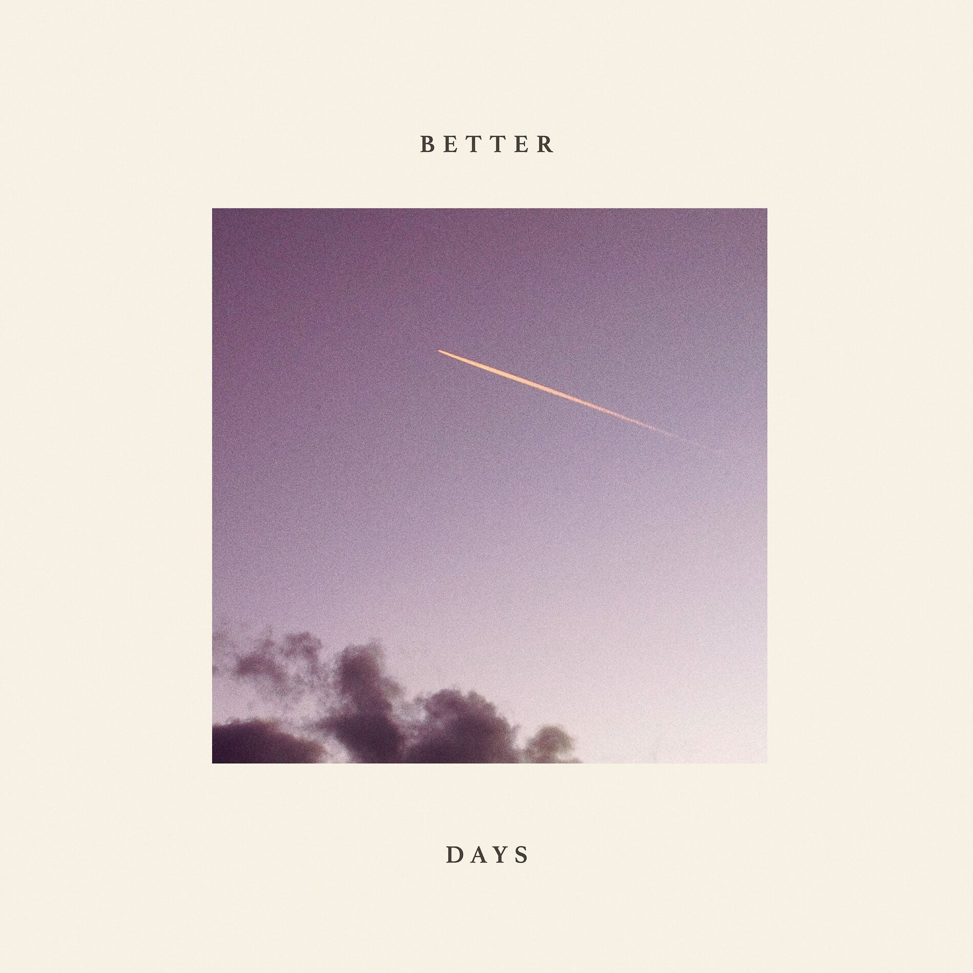 Album cover of better days