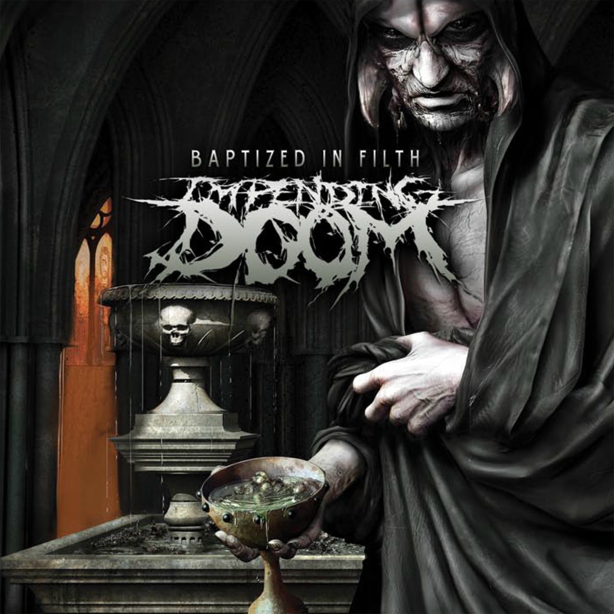 Album cover of Impending Doom - Baptized In Filth (MP3 Album)