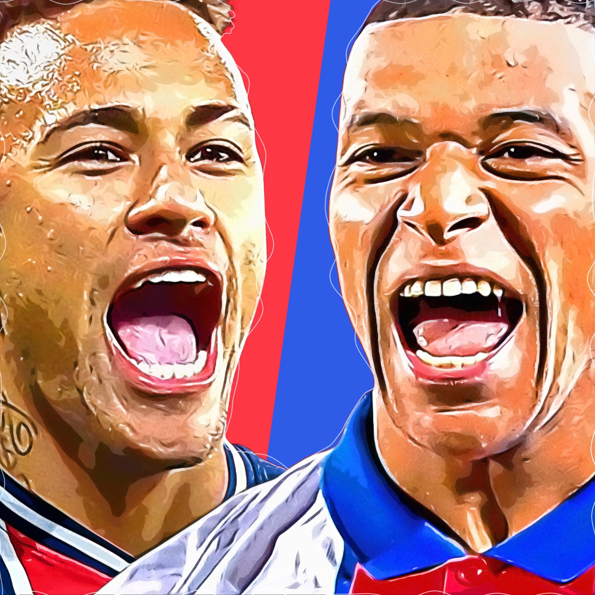 Album cover of Neymar vs Mbappé (Batalha de Rap) [feat. FutParódias]