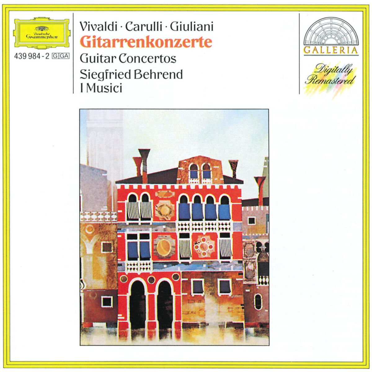 Album cover of Vivaldi / Carulli / Giuliani: Guitar Concertos