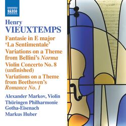 Cover of Henry Vieuxtemps: Violin Works