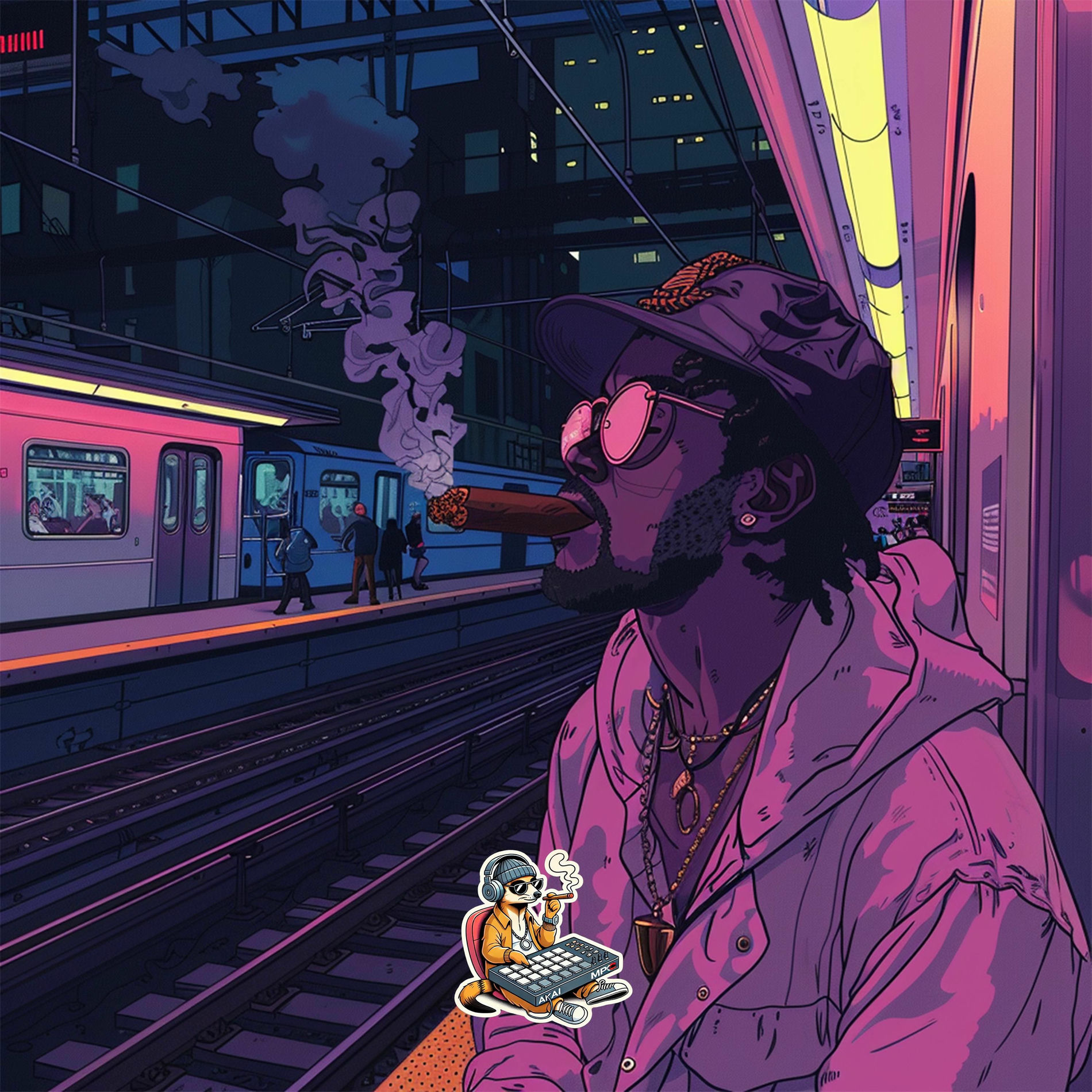 Album cover of Midnight Blunts at 42nd Street