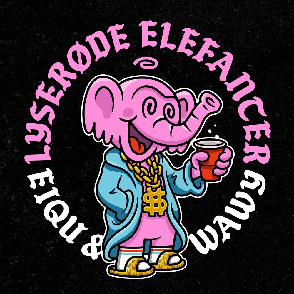 Picture of Lyserøde Elefanter