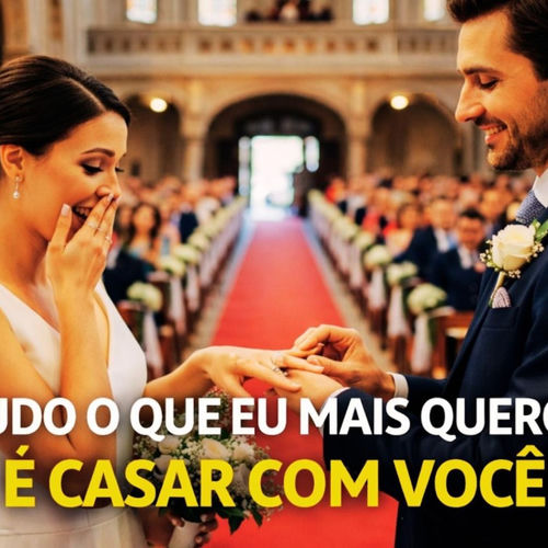 TUDO O QUE EU MAIS QUERO É CASAR COM VOCÊ