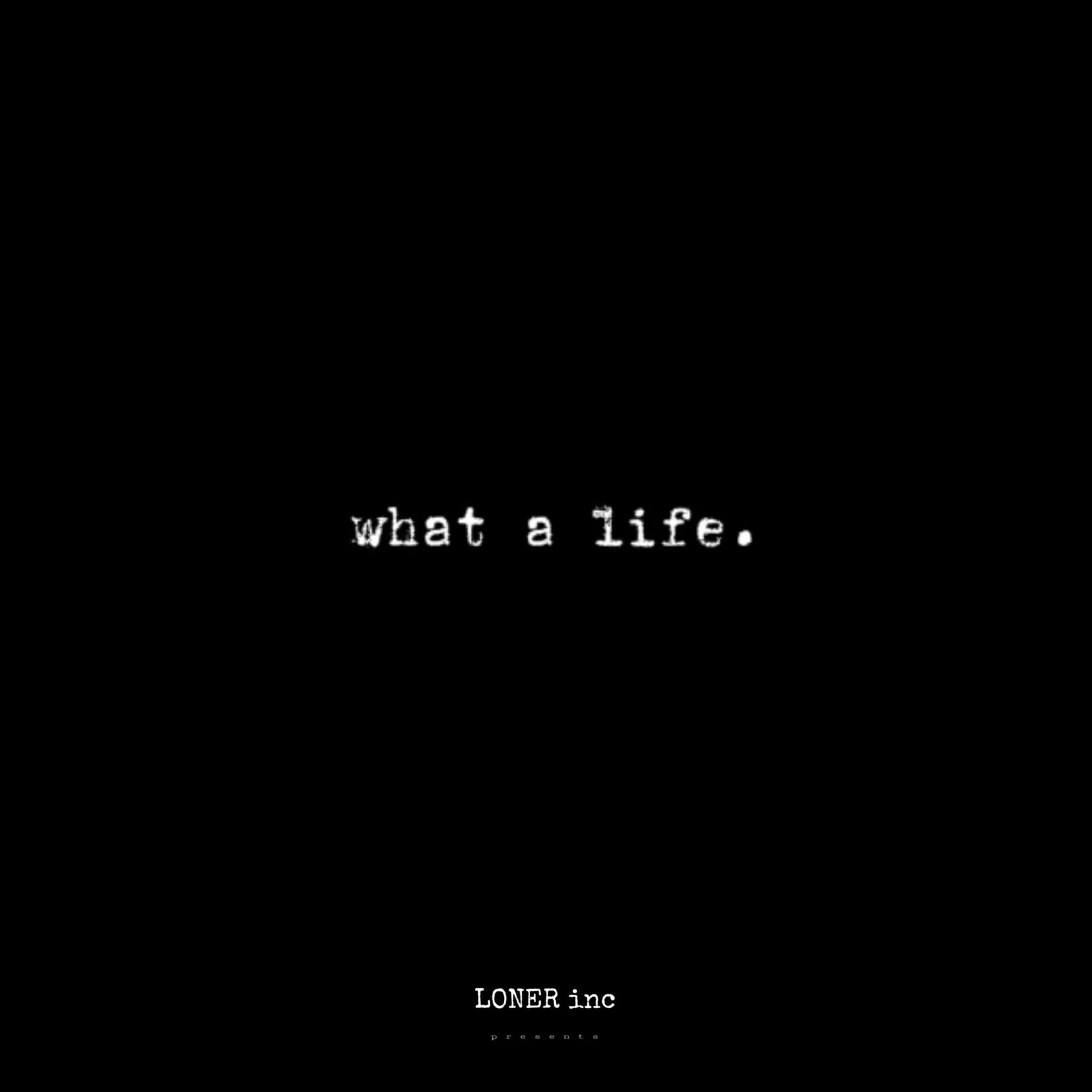 Album cover of what a life.