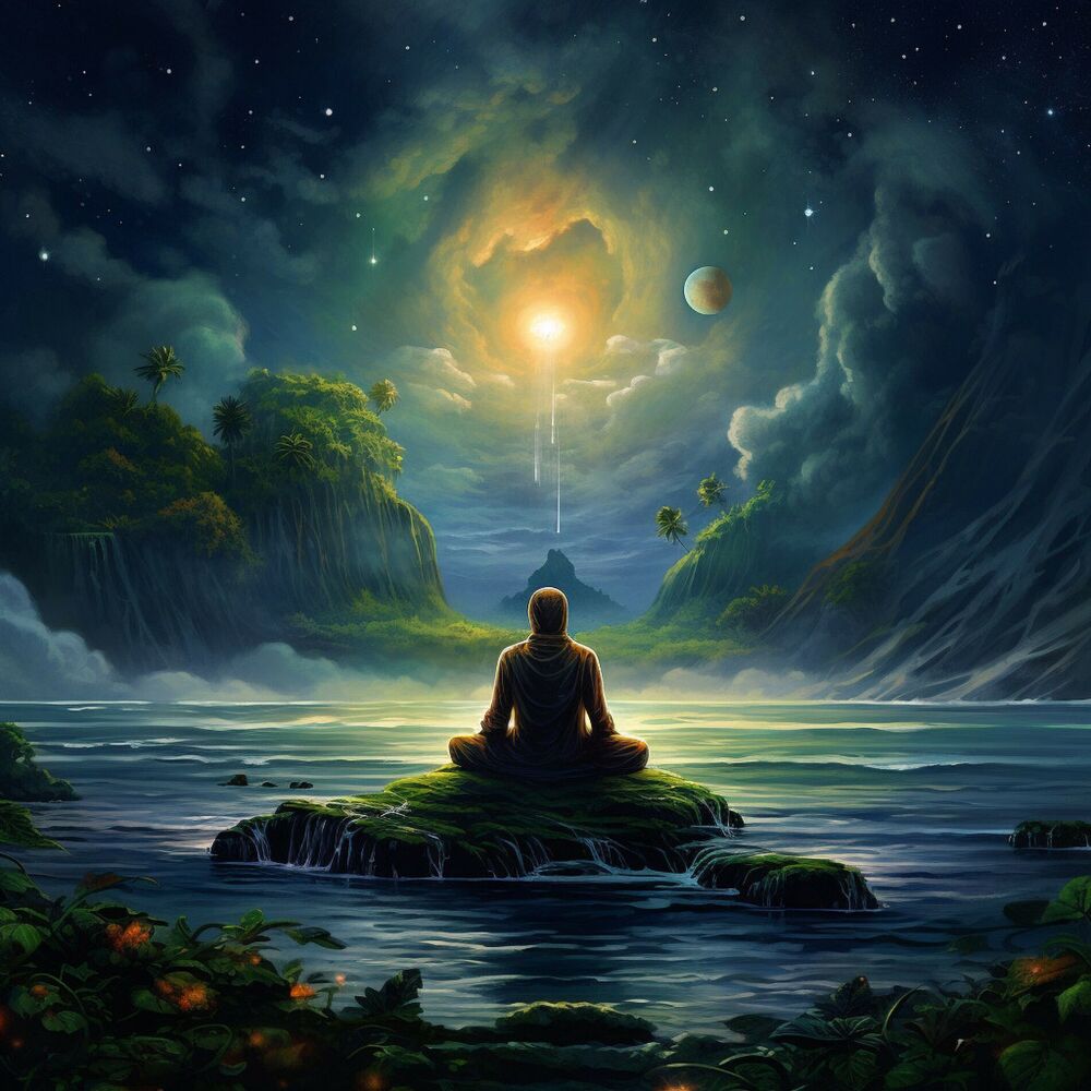 Picture of Music combined with Rain: Rainy Yoga Serenity