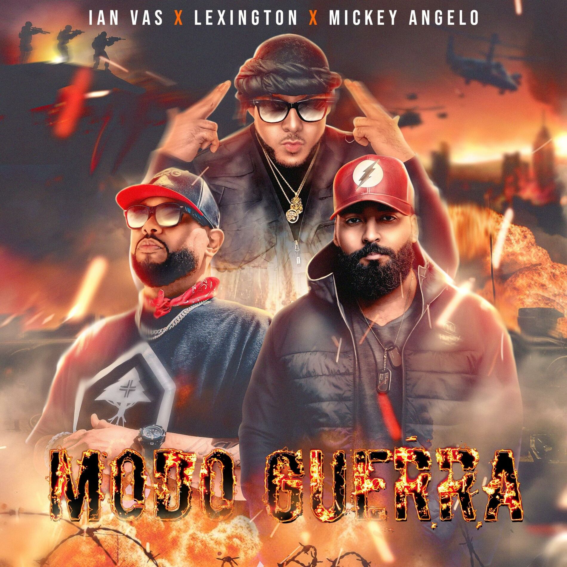 Album cover of MODO GUERRA (feat. Mickey Angelo & LEXINGTON)