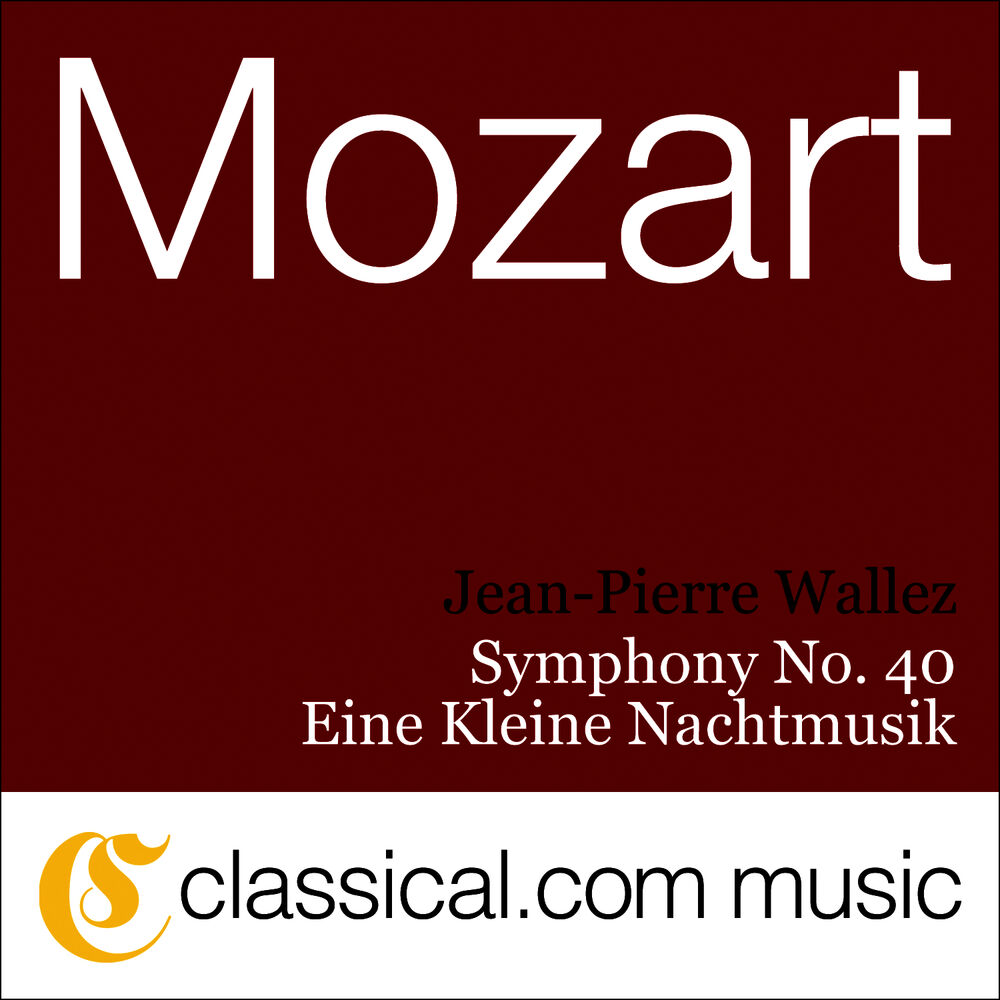 Picture of Wolfgang Amadeus Mozart, Symphony No. 40 In G Minor, K. 550