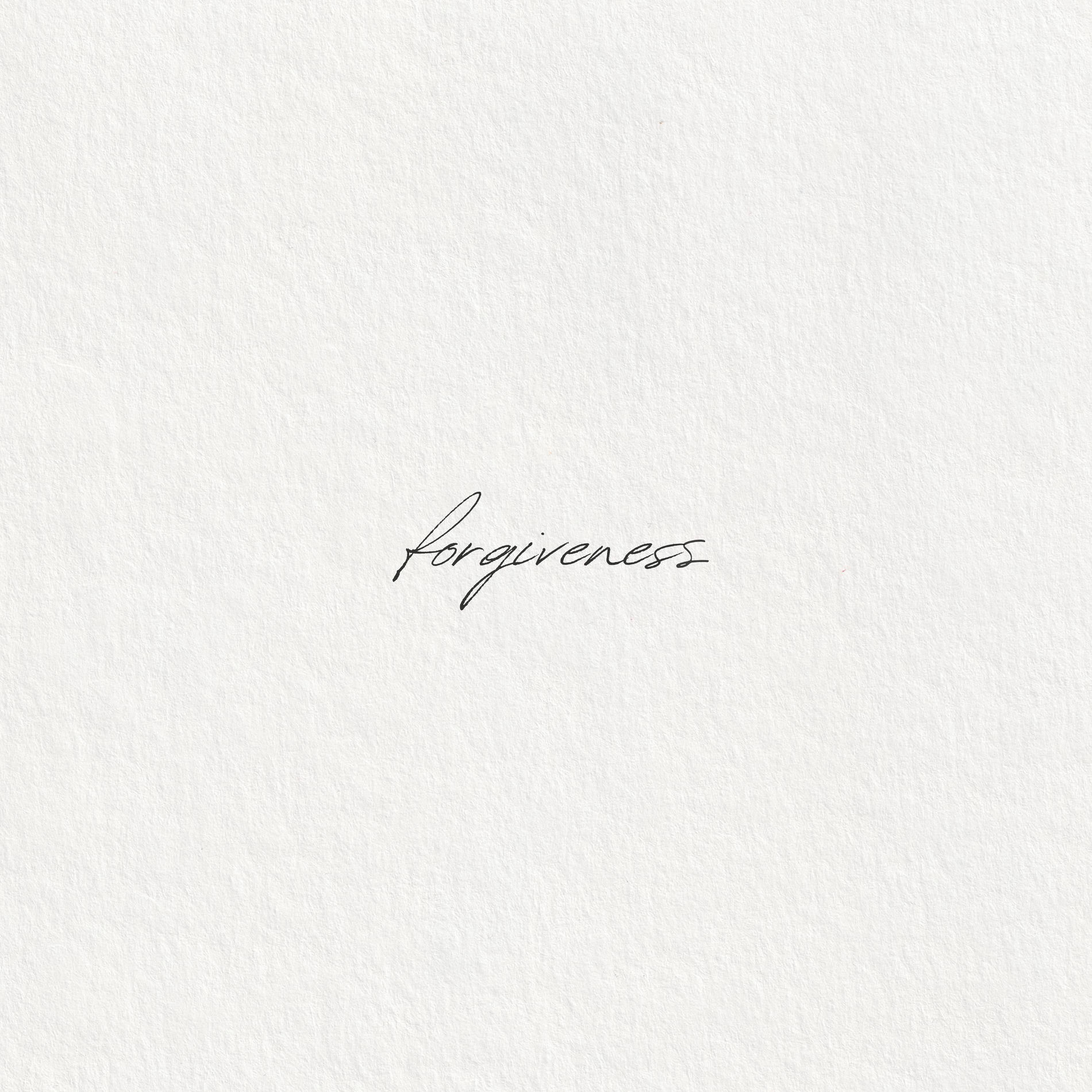 Album cover of forgiveness