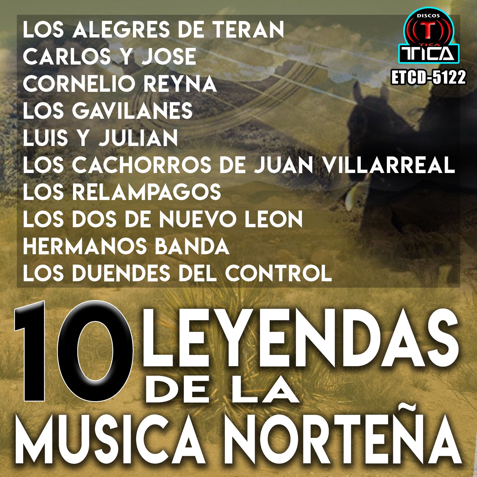 Album cover of 10 Leyendas de Musica Norteña