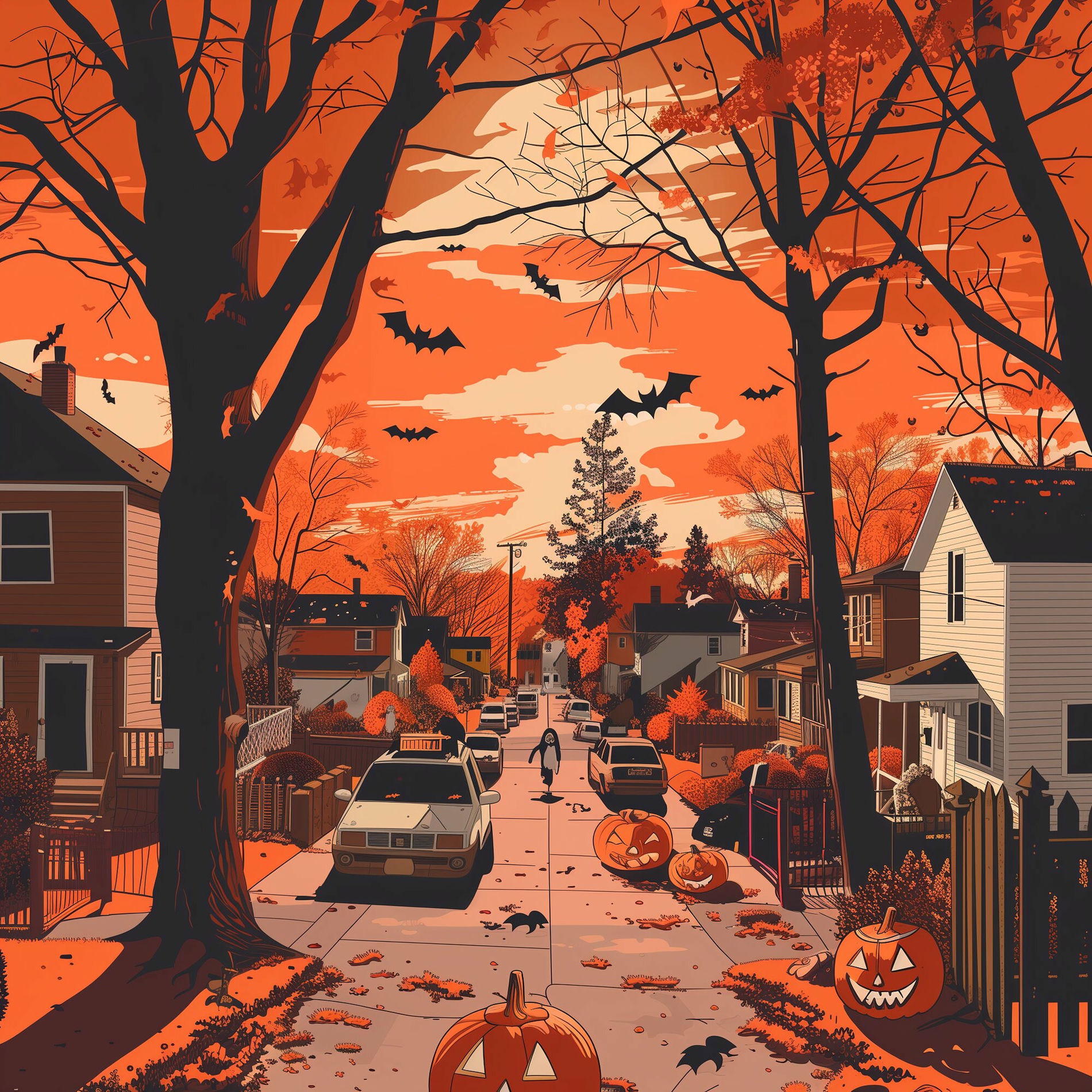Album cover of spooky roads
