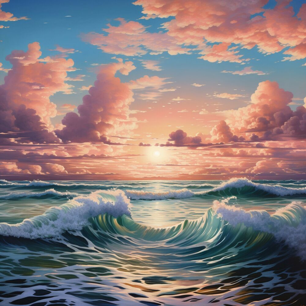 Picture of Relaxing Waves: Overture of Calmness