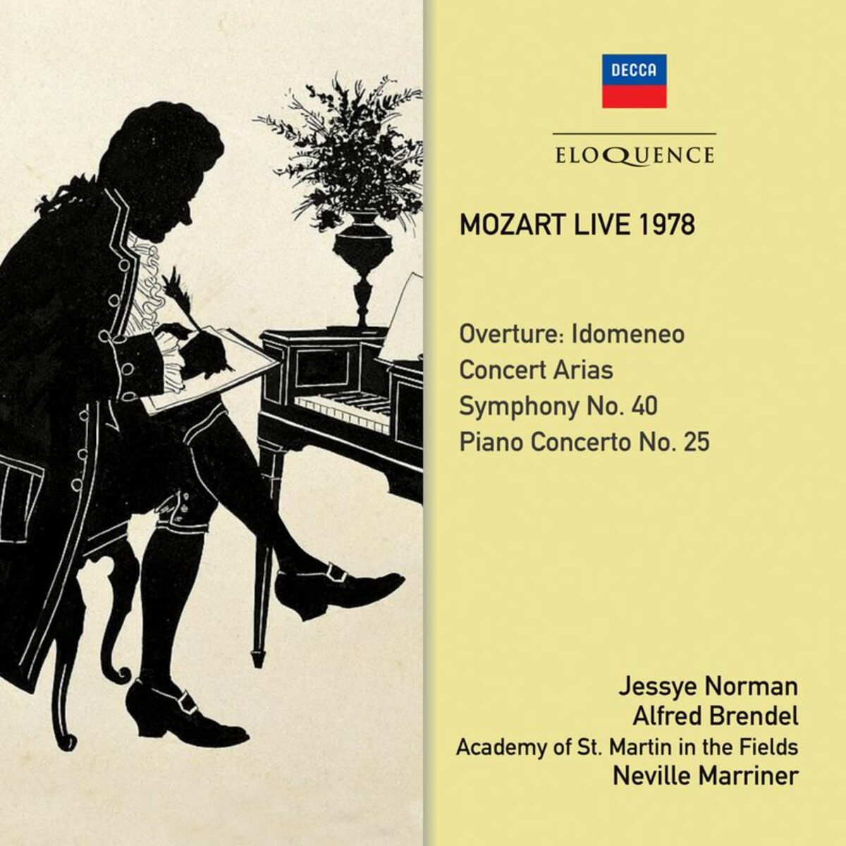 Album cover of Mozart Live 1978