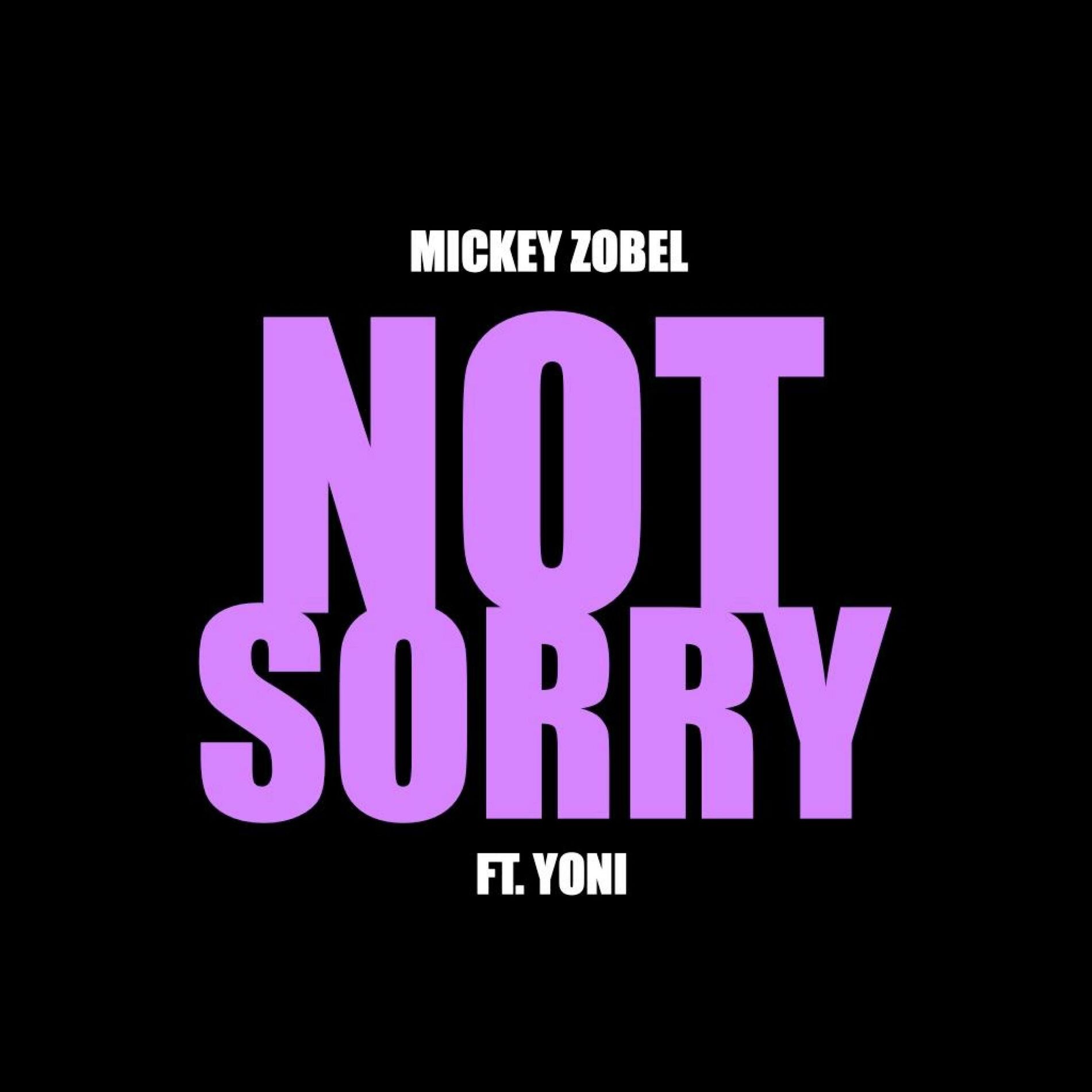 Album cover of NOT SORRY (feat. Yoni)