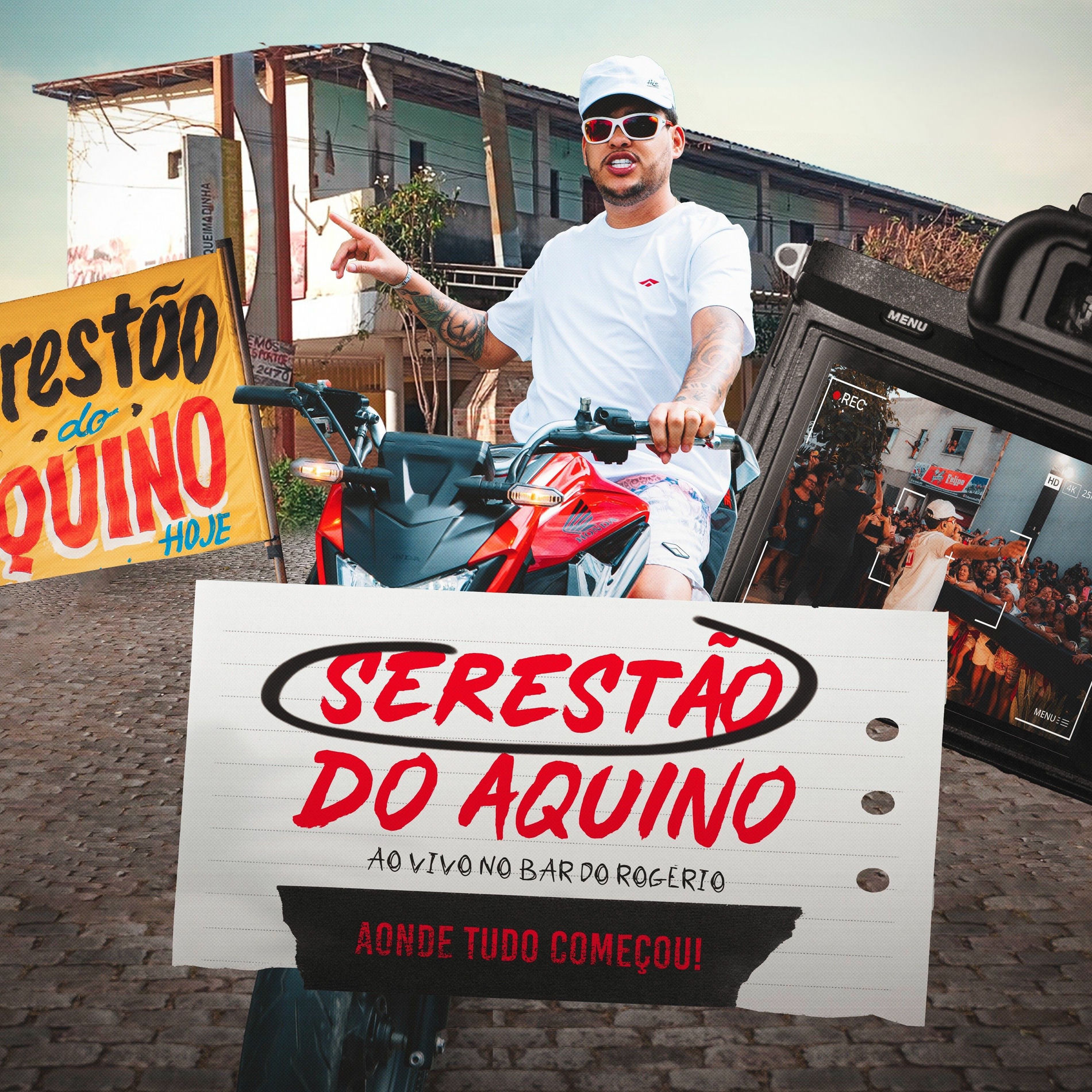 Album cover of Serestão do Aquino - Ao Vivo no Bar do Rogério (Ao Vivo)