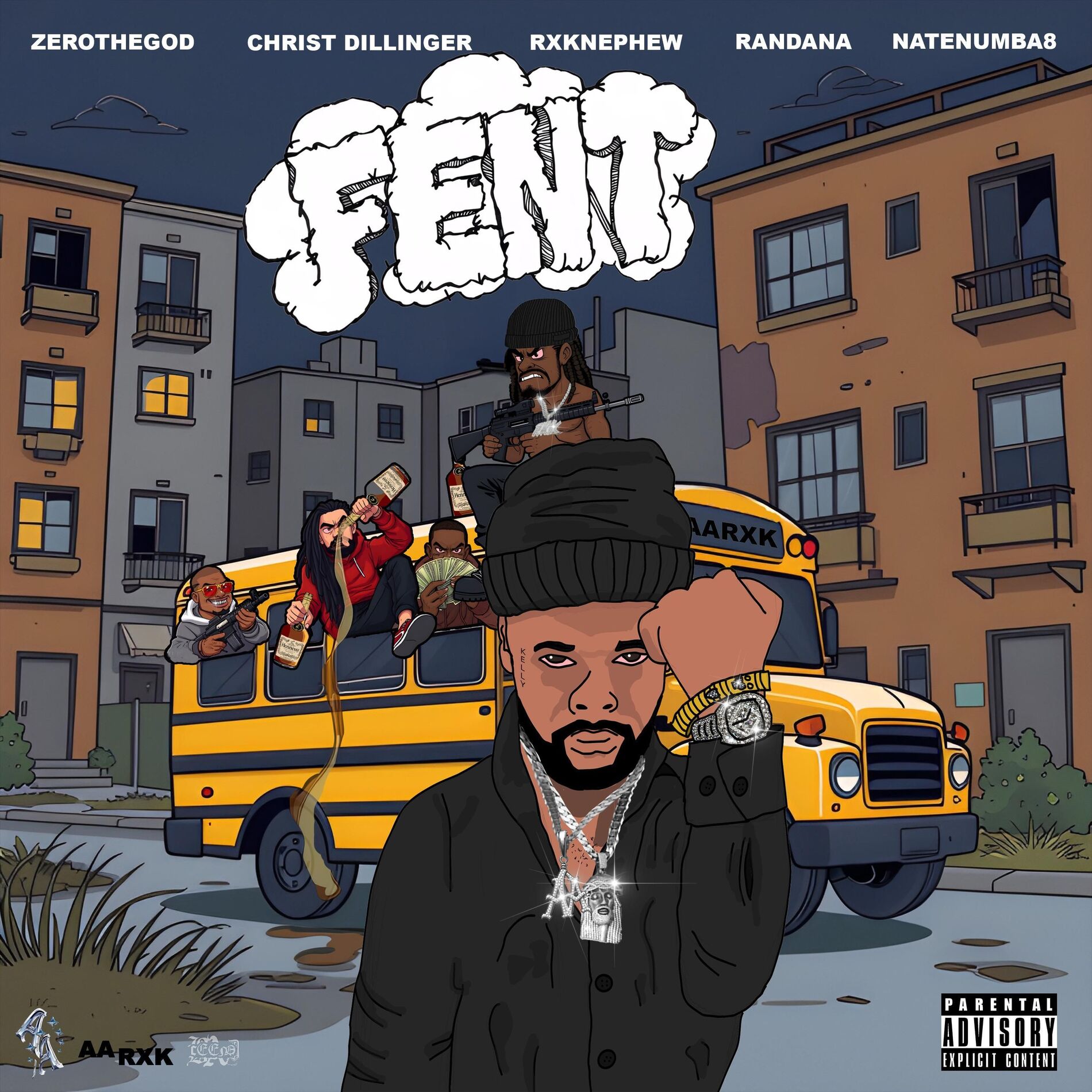 Album cover of FENT (feat. RX Nephew, CHRIST DILLINGER, NateNumbaEight & Randana)