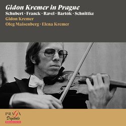 Cover of Gidon Kremer in Prague [Schubert, Franck, Ravel, Bartók, Schnittke]