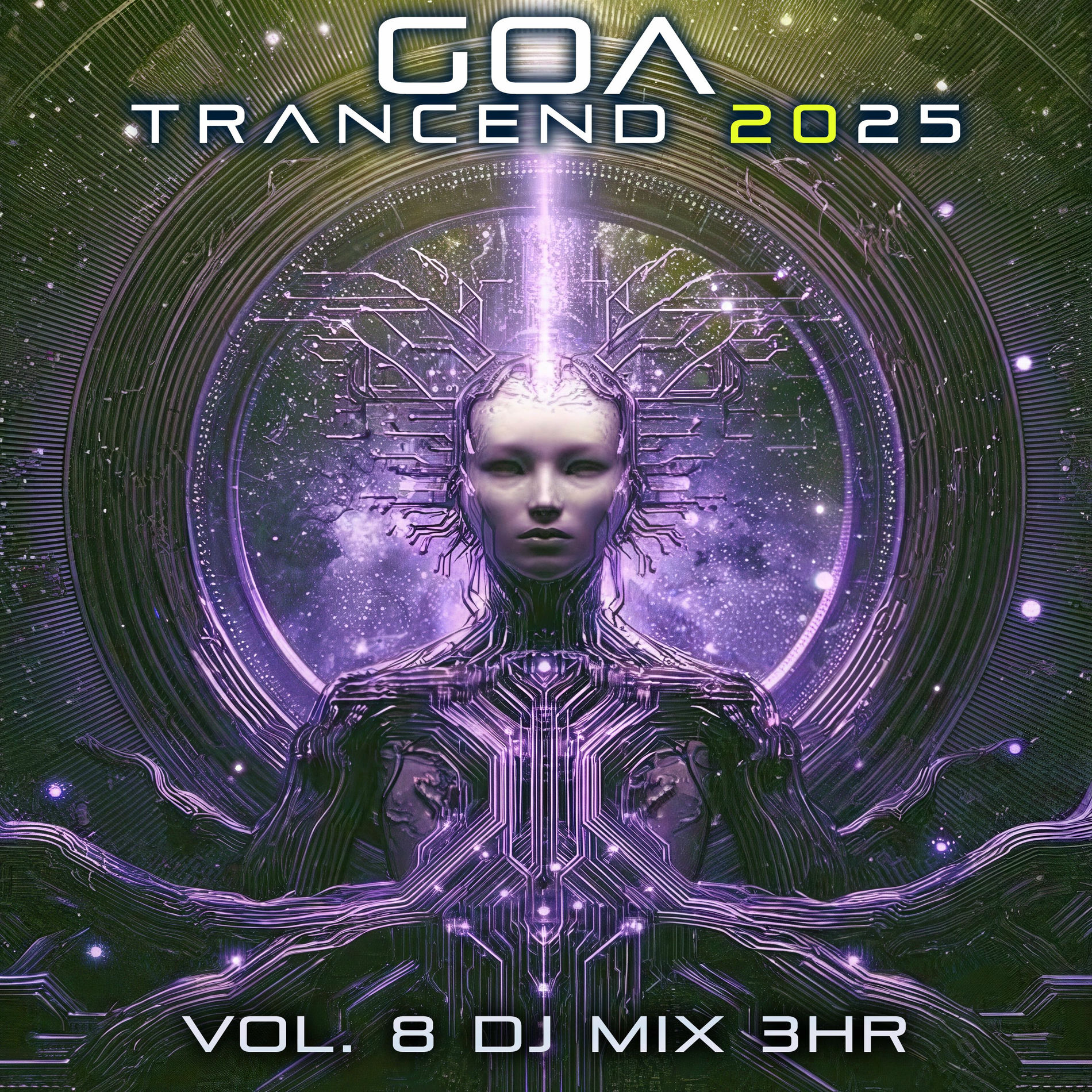Album cover of Goa Trancend 2025, Vol. 8 DJ Mix 3Hr